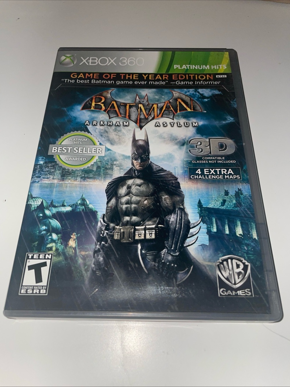 Batman: Arkham Asylum: Game Of The Year / Game - Microsoft Xbox 360 Complete CIB